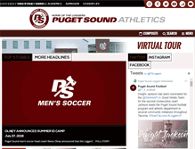 Tablet Screenshot of loggerathletics.com